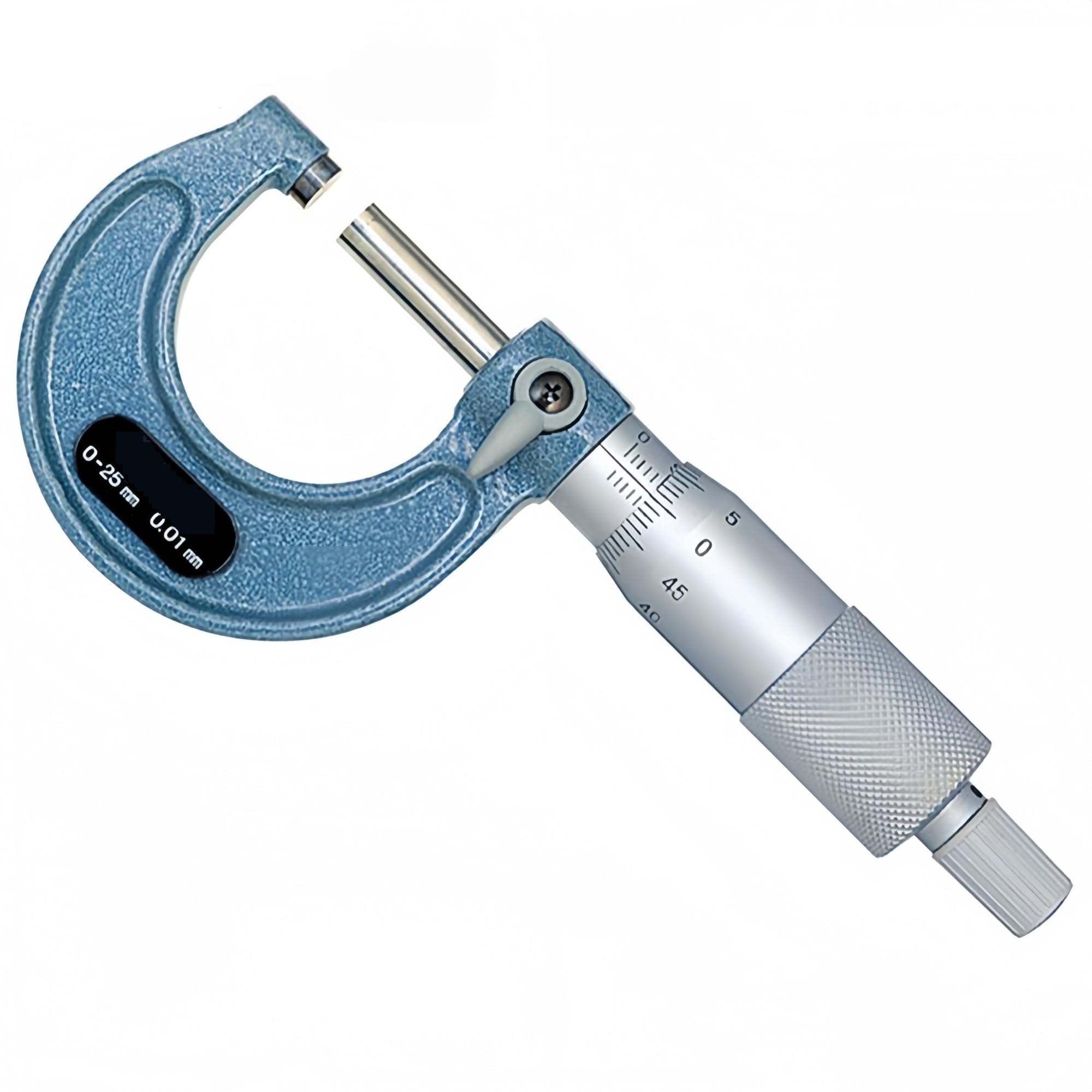 Micromètre Micromètres extérieurs 0-25 mm, 25-50, 50-75, 75-100, précision de mesure for le travail des métaux: 0,01 Outils(0-25mm)