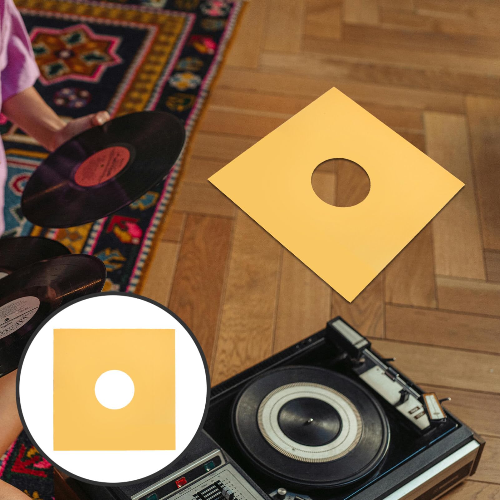 ibasenice 10stücke Schallplattenhüllen Für Vinyl Schallplatten Antistatische Stabile Und Schützende Außenhüllen Für Optimaler Schutz Und Präsentation Ihrer Schallplattensammlung