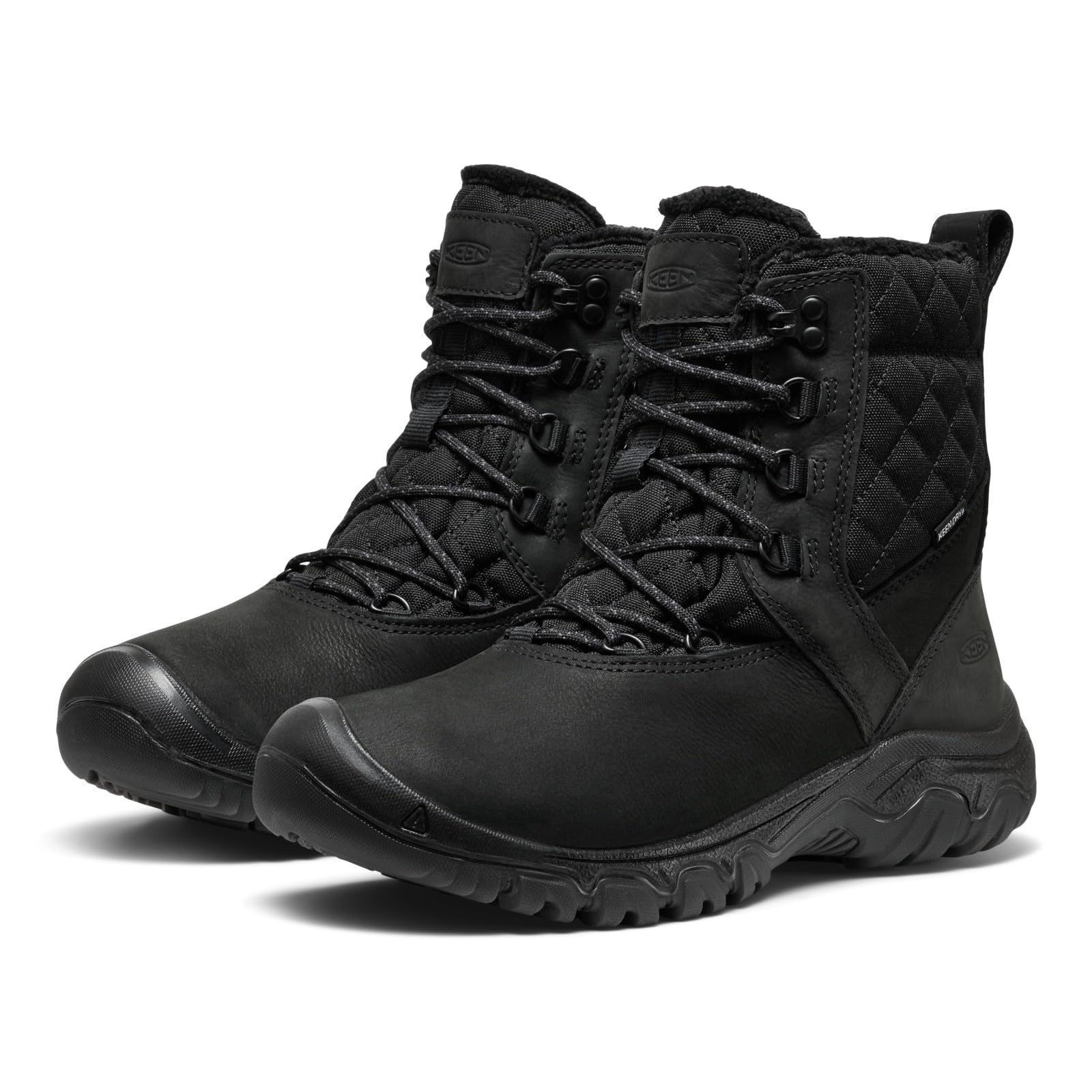 KEEN Damskie buty Greta Boot 2 wodoodporne śnieg, czarne, 40 UK, Czarny, 40 EU