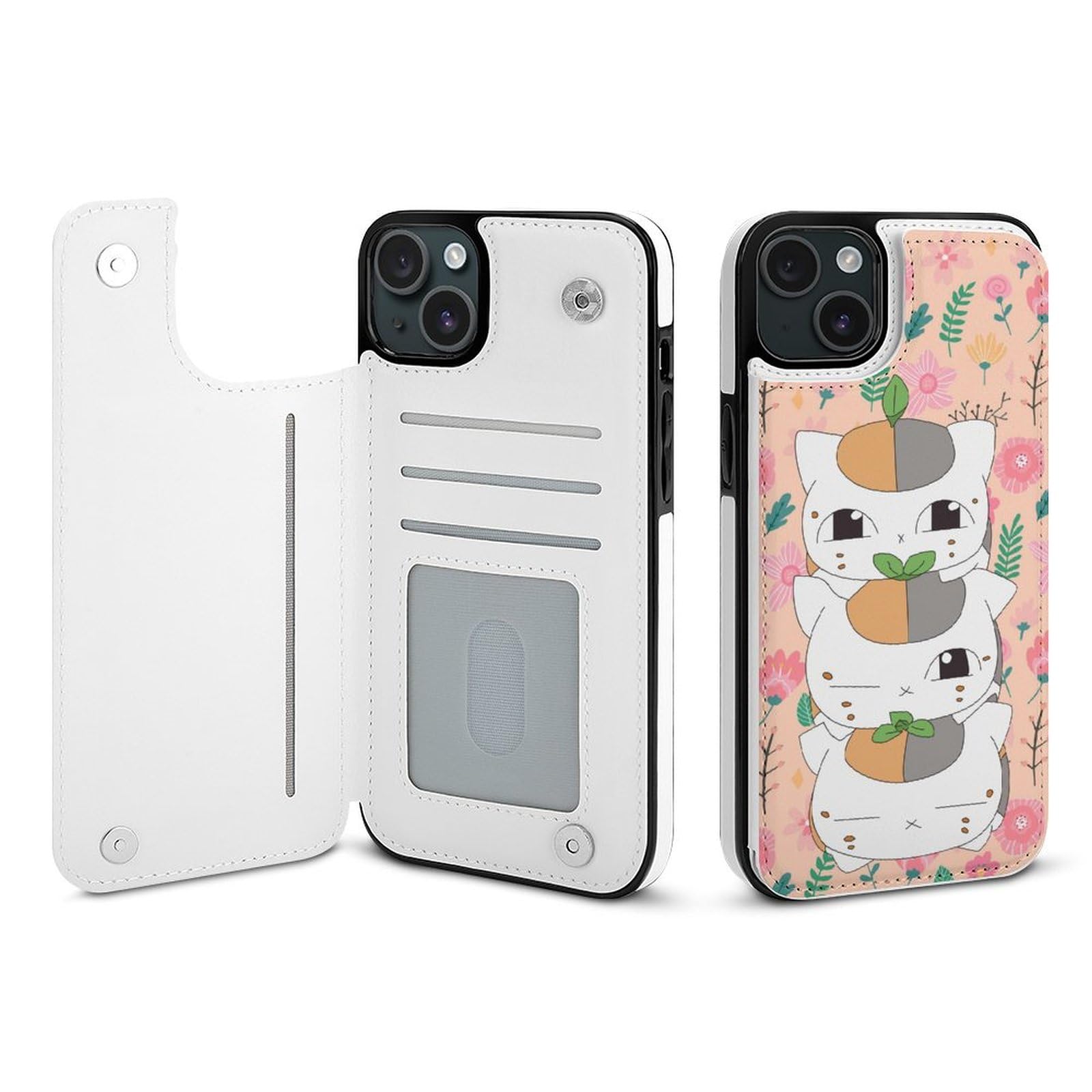 Amazon.co.jp: iPhone 15 Plus手帳型ケース 夏目友人帳 ニャンコ先生