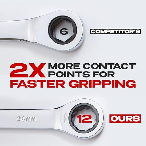 Miniatura 42 de Jaeger - Llave de trinquete Tightspot de 53/64 de pulgada, con precisión y acero pulido endurecido para proyectos en espacios reducidos Juego