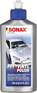 SONAX PPF + Vinyl Polish | Paint Protection Film & Vinyl Wrap Polish for Scratch Removal, Gloss Enhancement & Surface Protection | Safe for Matte & Gloss Finishes | DIY Car Care Formula