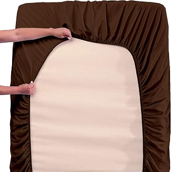 Full XL Sheets Bed Sheets Full XL Size 4 Piece Sheets Full XL Size Sheets Full XL Bed Sheets Full XL Sheet Set Best Full XL Size 4 Pcs. Deep Pocket Cotton Sheets Full XL Bedding Sets Chocolate Sheets