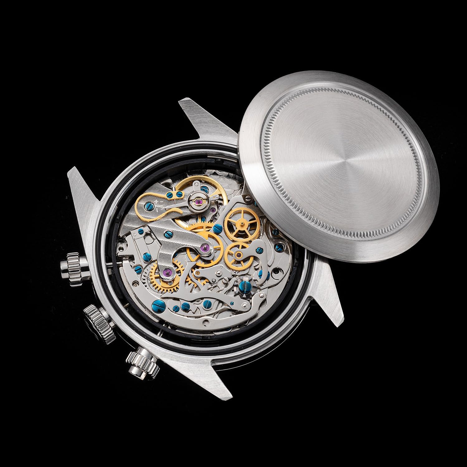 Sugess BB Chrono S457.T Domed Sapphire Crystal Glass 100m Mens Sport Mechanical ST1907 Movement Watch