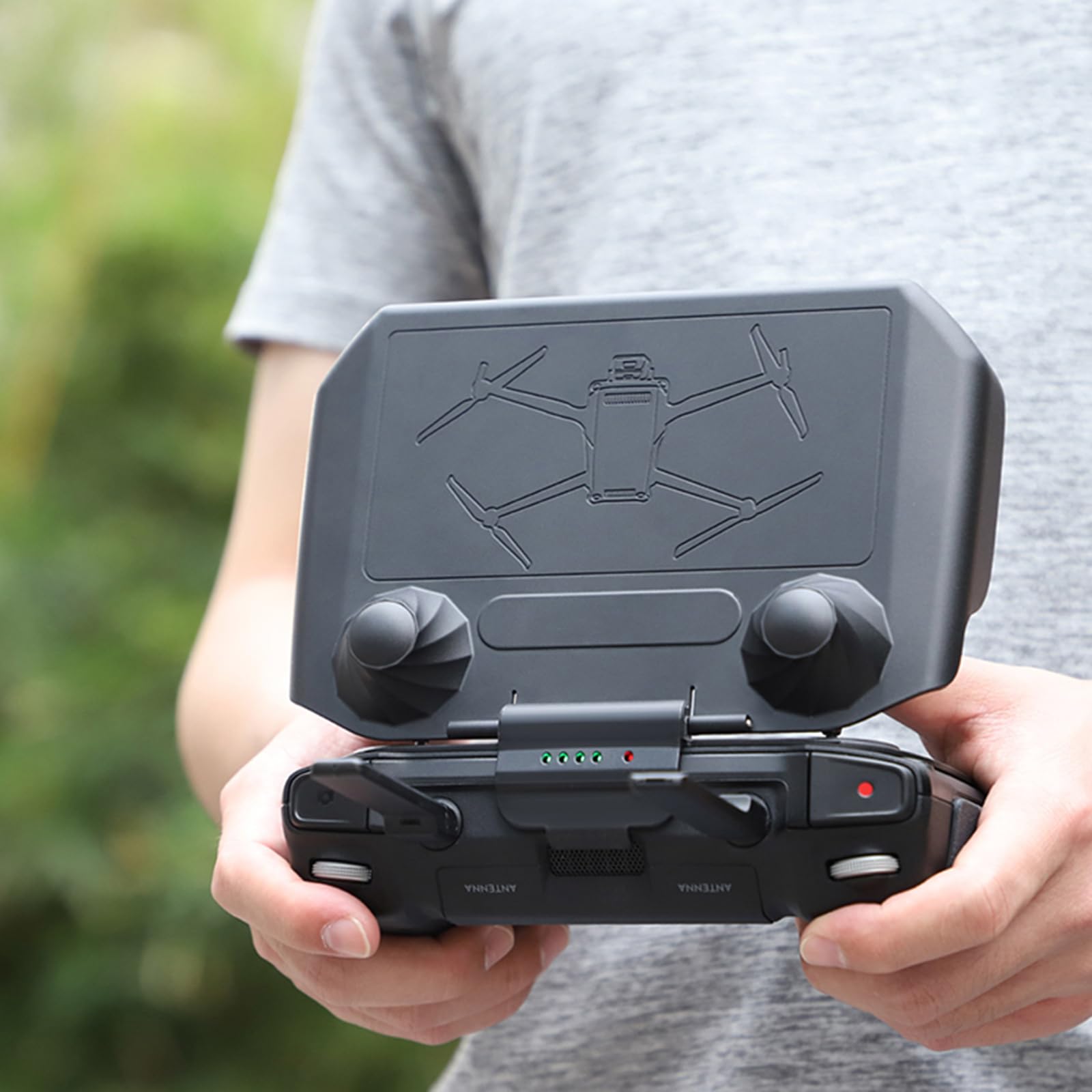 Pare-soleil et couvercle d'objectif pour DJI Mavic Air 2/2S RNCYN - Noir Transparent Pare-soleil et couvercle d'objectif pour DJI Mavic Air 2/2S RNCYN - Noir Transparent