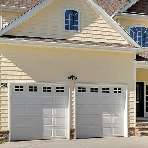 Miniatura 3 de Paquete de 32 kits de 2 paneles magnéticos de garaje para automóvil, hojas falsas magnéticas para ventanas, decoración decorativa para puerta de