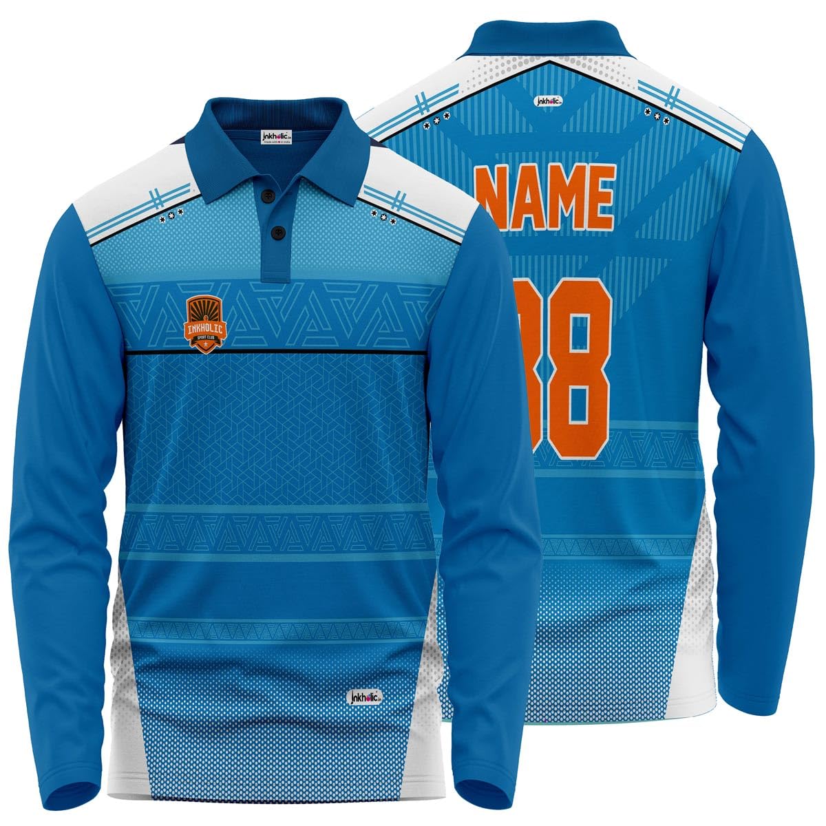 inkholic Men Collar Neck Full Sleeves Regular Fit Jersey IN4800F-picture-11