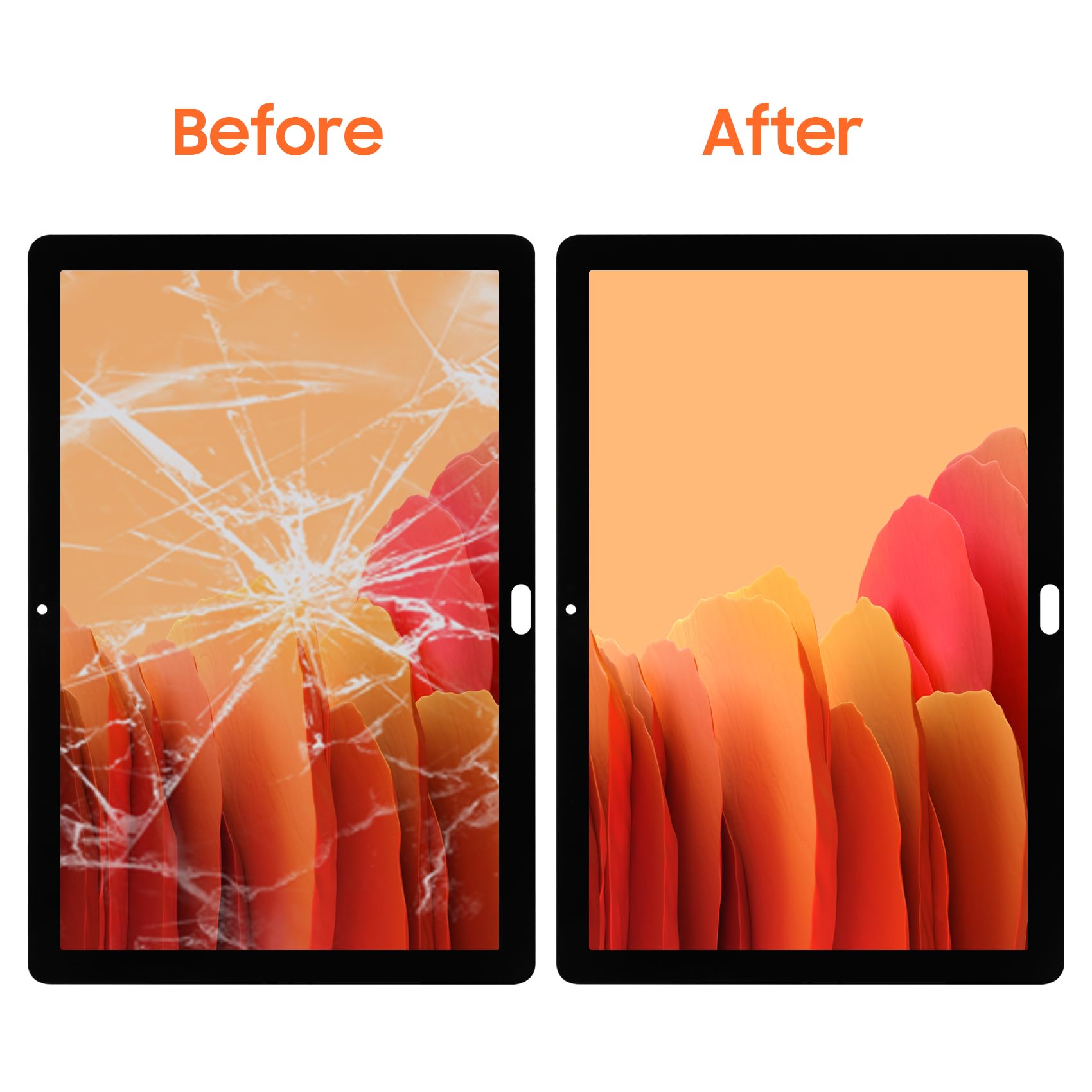 Bildschirmersatz für Huawei MediaPad M5 Lite 10 LCD Display für Huawei MediaPad M5 Lite BAH2-L09 BAH2-W09 10,1 Zoll LCD Screen Touchscreen Digitizer Montage mit Reparatur, Schwarz