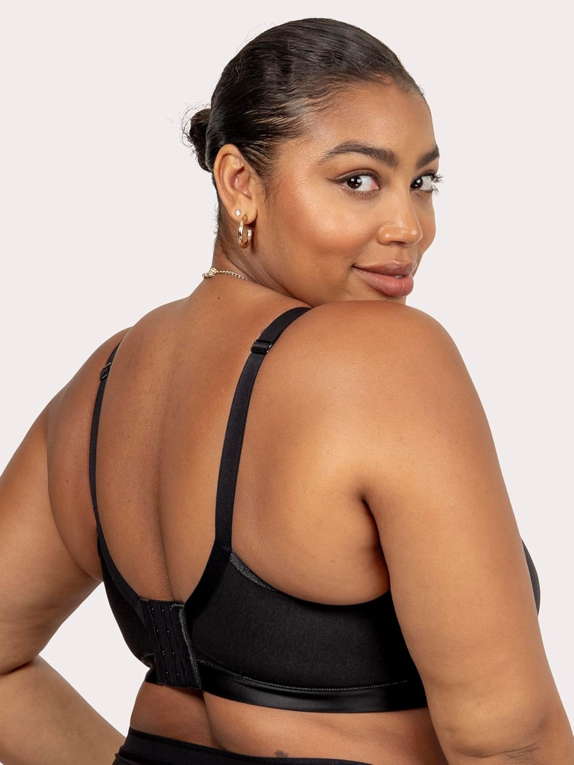 Curvy Couture Women's Plus Size Cotton Luxe Unlined Wire-Free Bra