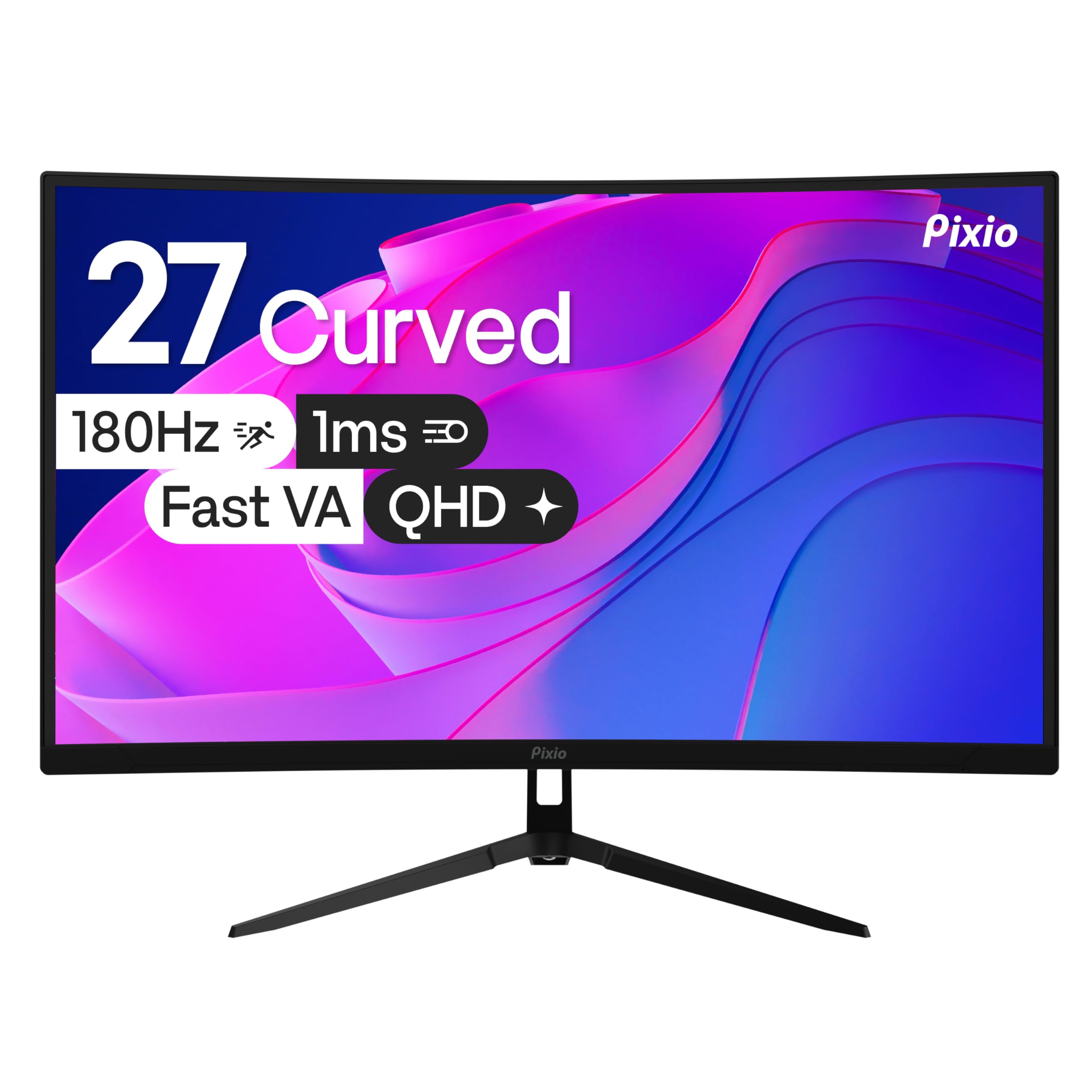 Amazon.com: Pixio PXC278 Wave 27 inch 180Hz Refresh Rate QHD 1440p