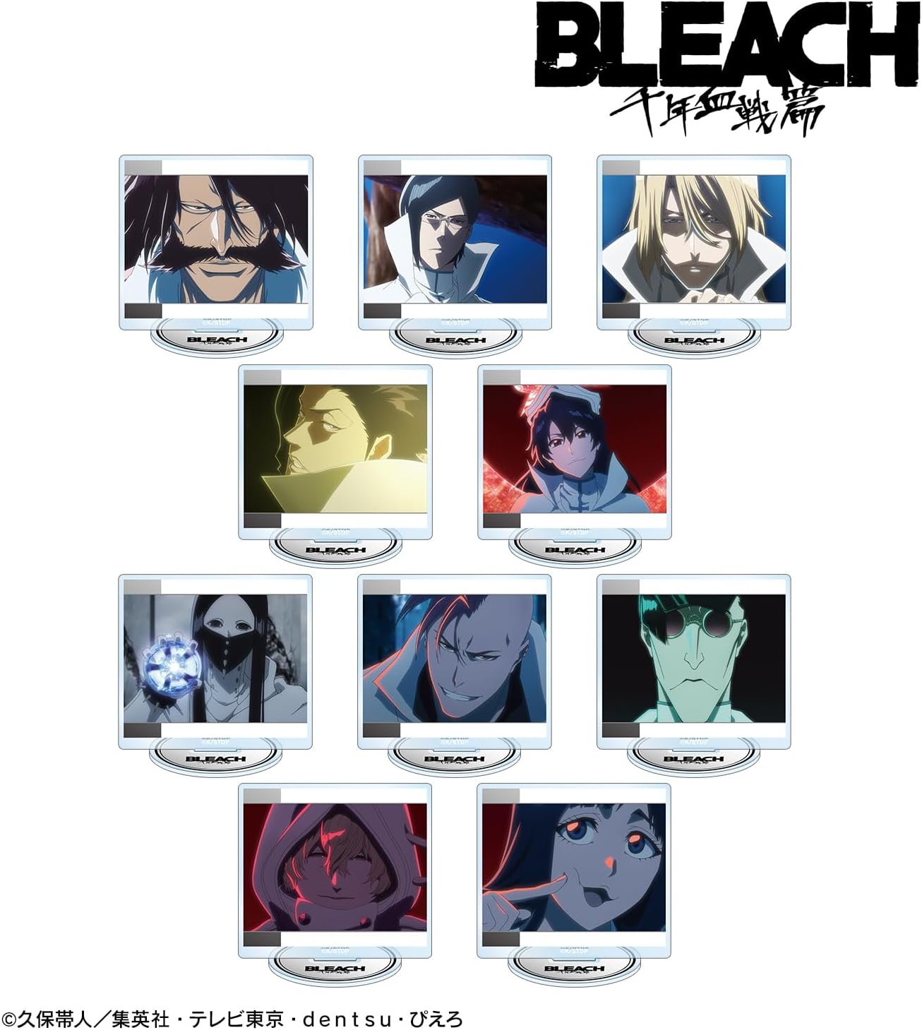 TV Anime Bleach Millennium Blood War Edition Trading Scene Acrylic Stand Version B Box of 10