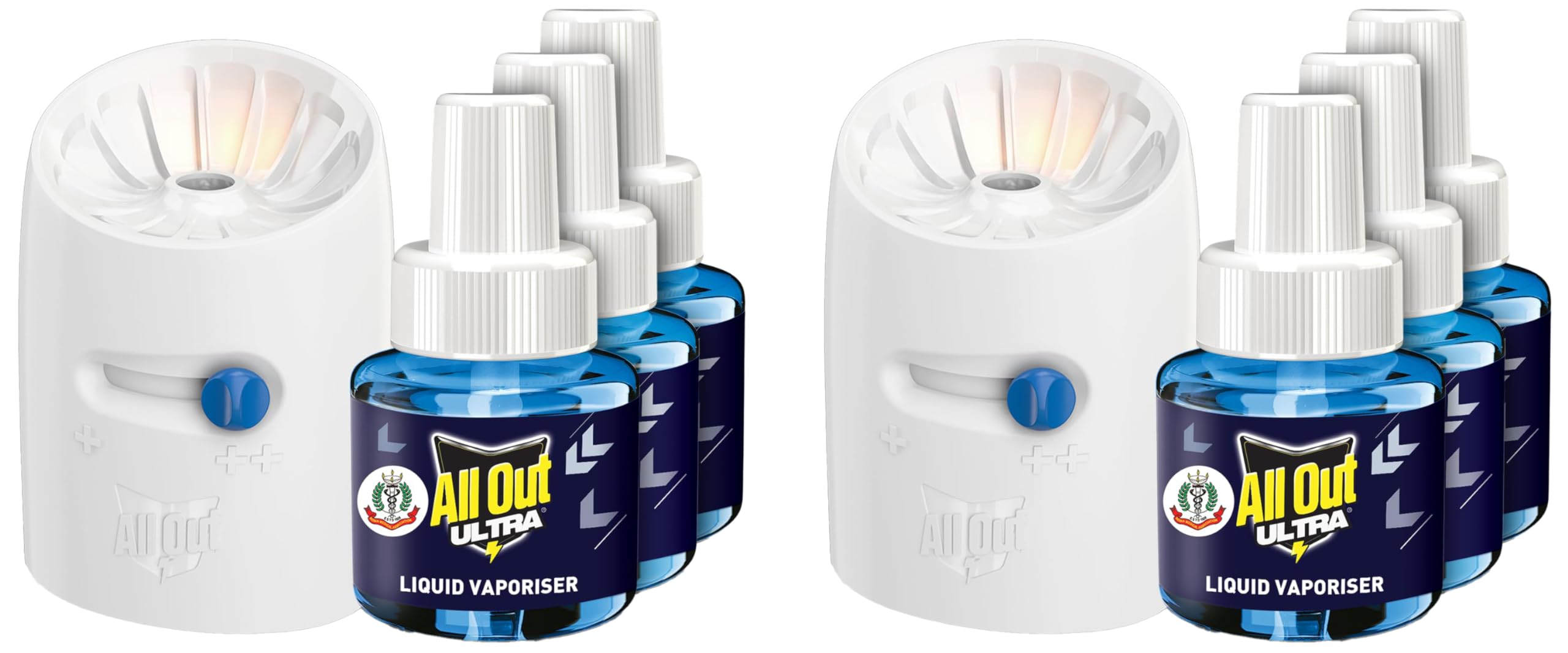 Ultra Liquid Vaporizer, Machine + 3 Refills (45ml each) | Kills Dengue, Malaria & Chikungunya Spreading Mosquitoes| India's Only Mosquito Killer Brand Recommended by Indian Medical Association