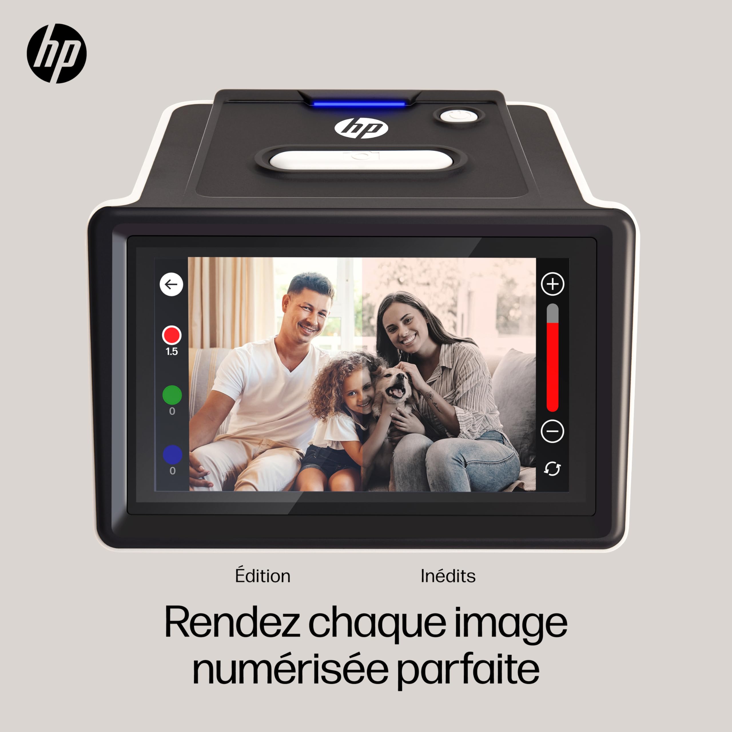 HP FilmScan numériseur de Films et Diapositives écran Tactile LCD 5" 22MP Compatible 135 126 110