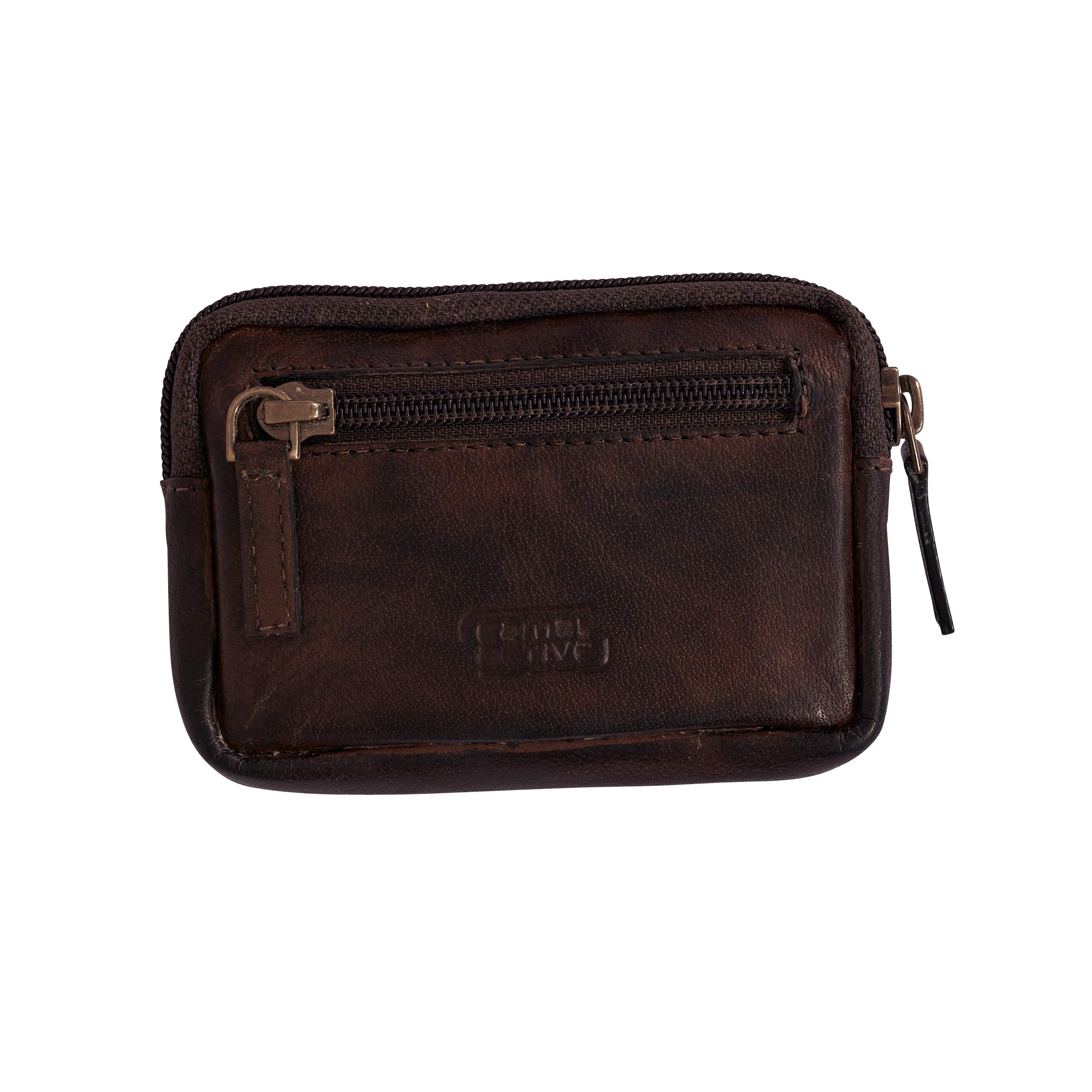 camel active Dust męskie etui na klucze, skórzany, średni rozmiar, brązowy, M, 004103