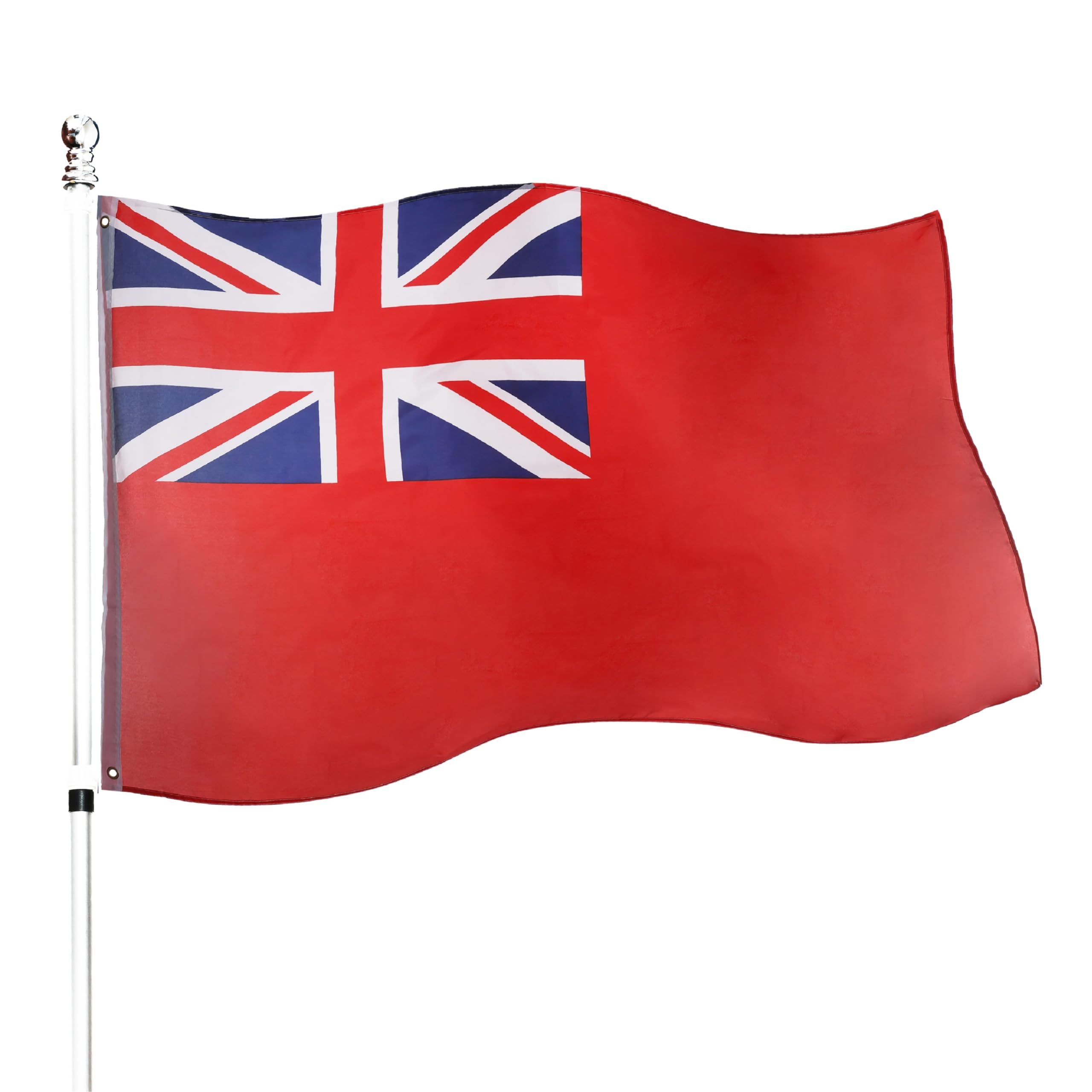 Large 5ft X 3ft Royal Ensign Flag - Royal Ensign Flag 5ft (152cm/60") X 3ft (91cm/36") - Perfect for Royal Ensign Events or Occasions - Pack of 3