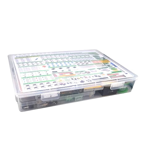 2300PCS XL Complete Set DIY Electronics Component Assortment Box Kit,IC,PCB,Breadboard,Jumper,Magnifying Glass,Resistors,Capacitors,LED,Triode,Potentiometer,Speakers