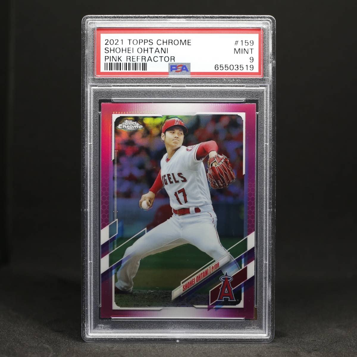 Amazon.co.jp: PSA 9 パラレル 2021 Topps Chrome Pink Refrector 159 