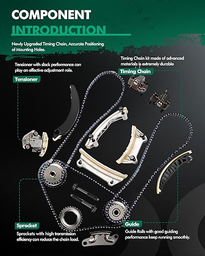 Miniatura 3 de SCITOO Kit de cadena de distribución para Cadillac 2007-2015 para Cadillac para Buick para Chevrolet para GMC para Saab para Saturn para Suzuki CTS