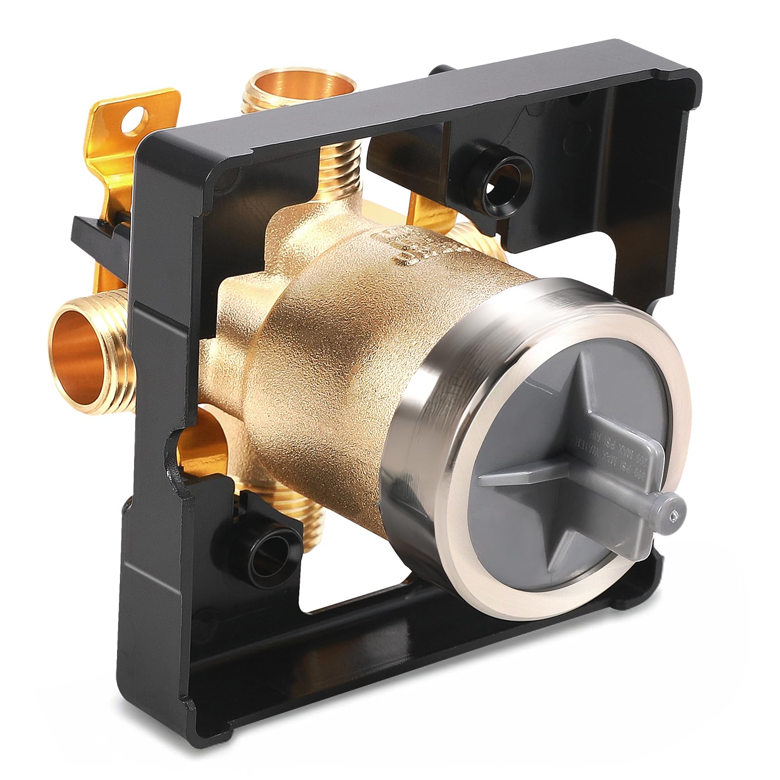 R10000-UNBX Universal Shower Valve Body Replacement Delta Faucet R10000 UNBX MultiChoice Bathtub and Shower Valve Body for Tub Faucet Trim Kits, Fits Single or Dual Function Delta Faucet Trim Kit