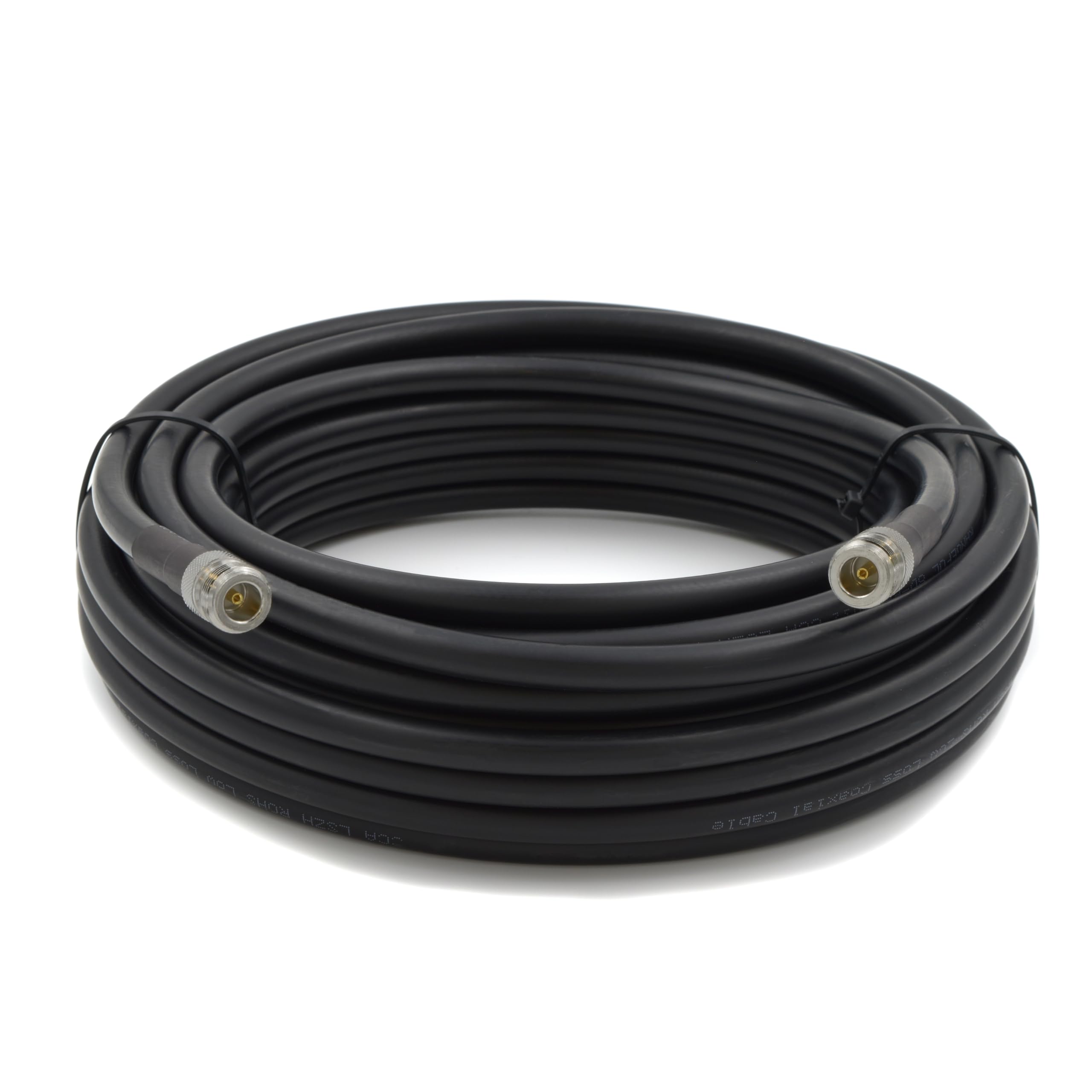 N femelle à N femelle 40m Cable coaxial 50ohm 8D-FB Ø11.1mm Câble d'extension exterieur à faible perte rallonge etanche pour Routeur WIFI Radio Antenne LTE GSM Amplificateur 4G 5G 6G LTE Hotspot