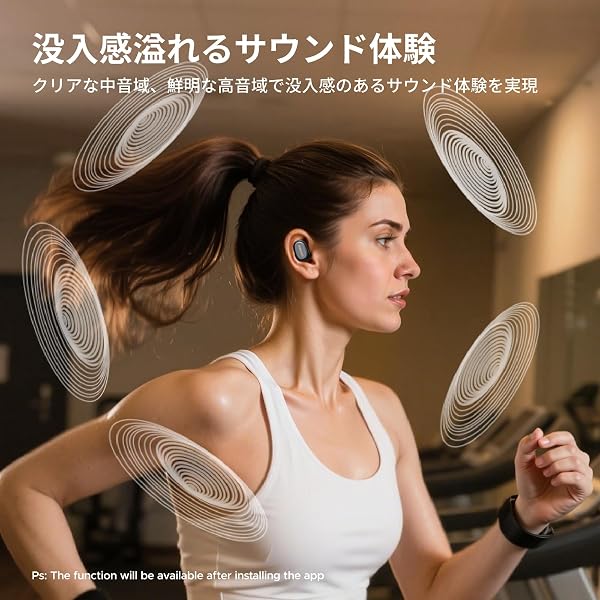 【2026最新!】UGREEN Dots ワイヤレスイヤホン Bluetooth 6.0 超小型【片耳7.3g軽量化/10mmチタニウム製ドライバー/ 合計32時間再生 /IPX5防水/AI通話ノイキャン】空間オーディオ 超軽量 2台デバイス同時接続 0.08s低遅延 APPカスタム操作 急速充電対応 耳を塞がない ブラック - 5