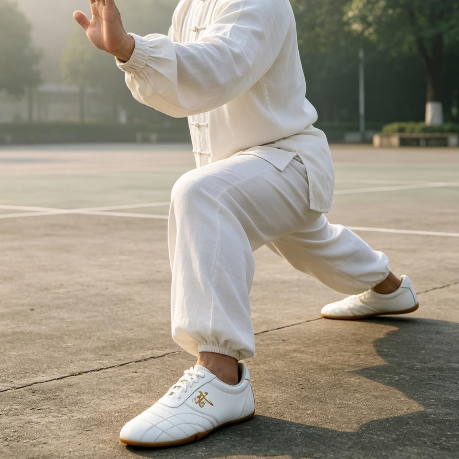 Kampfsportschuhe Herren Tai-Chi Kung-Fu Sneaker Leder Für Kinder