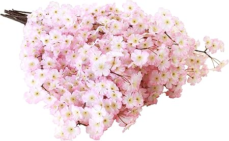 Amazon 山久 造花 桜 の大枝 12本セット シルクフラワー M 3842 12 Tanp さくら Ct触媒加工 店舗装飾用 撮影用 業務用 まとめ買い 桜の枝 桜の花 造花 通販