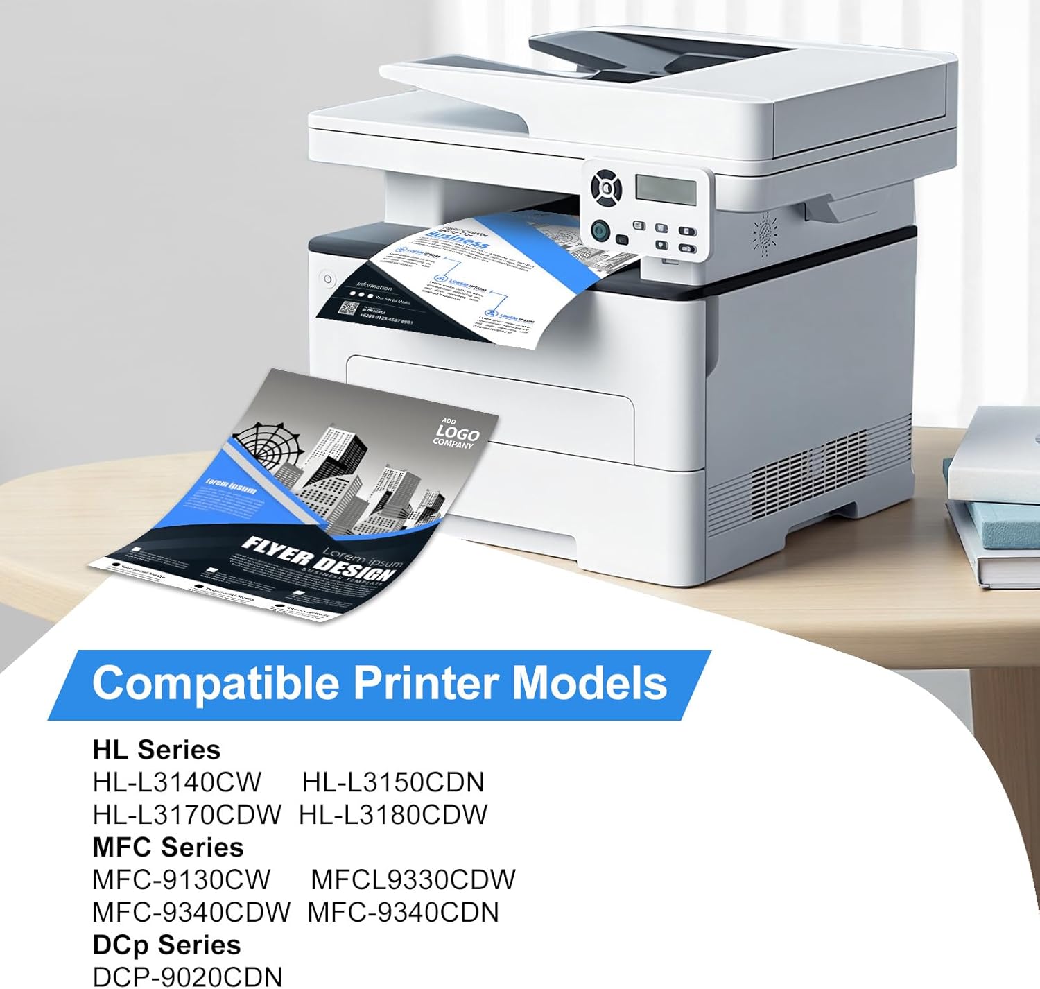 DR221CL Drum Unit Set-4 Pack,Replacement for Brother DR221 DR-221 DR-221CL Drum Unit for HL-3140CW HL-3170CDW HL-3180CDW MFC-9130CW MFC-9330CDW MFC-9340CDW DCP-9020CDN Printer