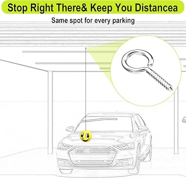 BFXM Garage Tennis Ball Parking Aid, Garage Parking Aid, Garage Accessories