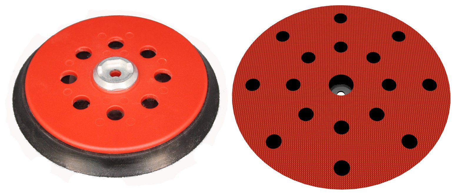 Plateau de ponçage moyen17 trous - pour Festool EQ - ETS - LEX - WTS - RO150 – pour disques abrasifs - NOUVEAU