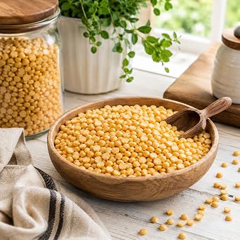 Hides Fine Foods - Yellow Split Peas 1kg - GMO Free - Suitable for Vegetarians - Cooking - Soups - Mushy Peas - Pease Pudding - Dips - Supports Digestive Health