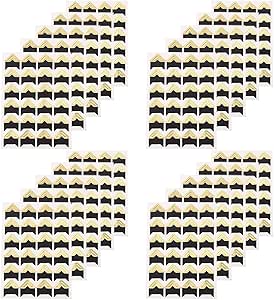 Uxcell Photo Corners Adhesive DIY Picture Mounting Sticker Brown 15 Sheets 360 Pcs