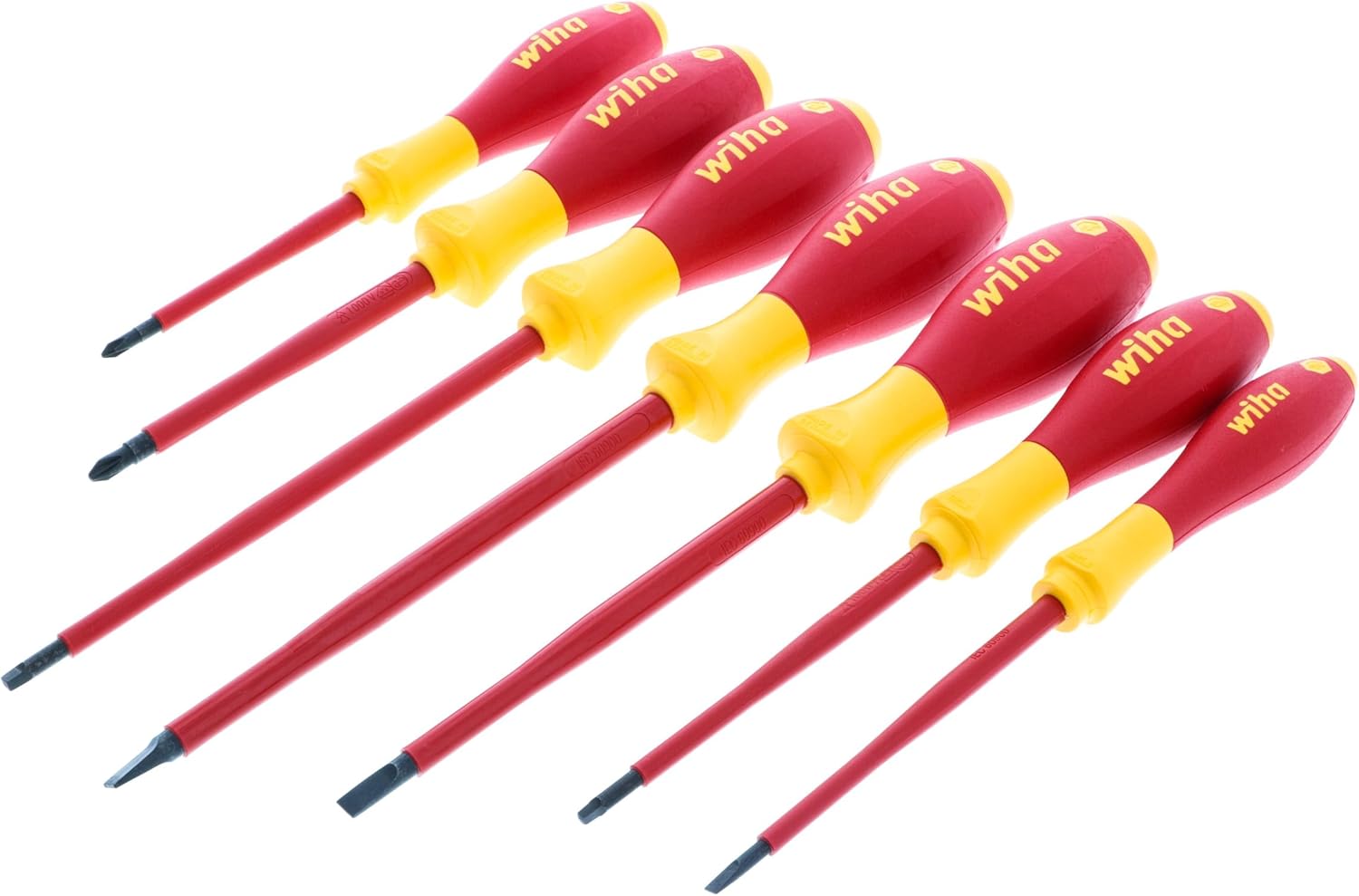 Wiha 32097 | 7 Piece Insulated SoftFinish Screwdriver Set