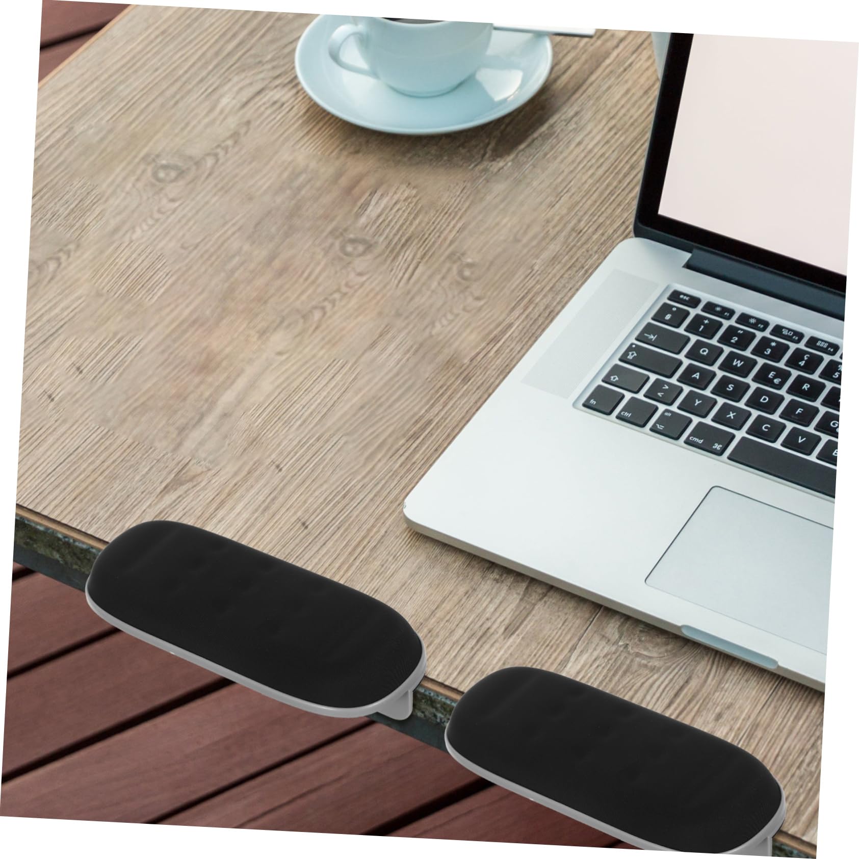 Homoyoyo 1 Par De Reposabrazos Para Escritorio, Reposabrazos Para Oficina Y Hogar, Antideslizantes, Fáciles De Limpiar, Diseño Duradero Y Elegante.