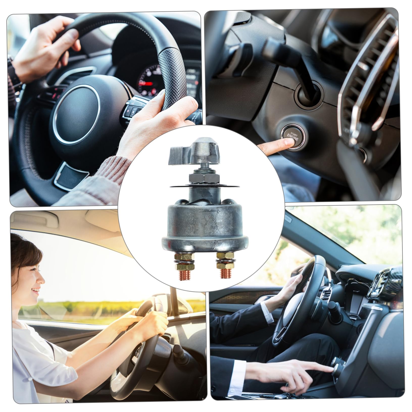 Zerodeko Battery Cut Off Switch for Cars/rvs/Boats 12v 200a Simple to Install High- Handling Made of Solid Iron