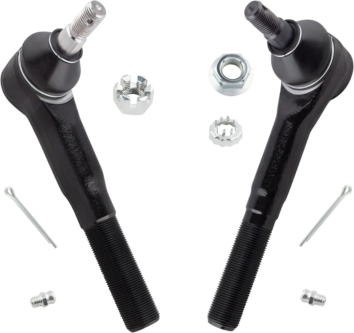 BOXI 2pcs Front Outer Tie Rod Ends Fit for Ford F-250 Super Duty 2005-2007 / for Ford F-350 Super Duty 2005-2007 - FIT RWD Models ONLY | ES80791 ES80790