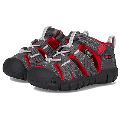 KEEN Kids Seacamp II CNX (Toddler) Kids Shoes Magnet/Red Carpet