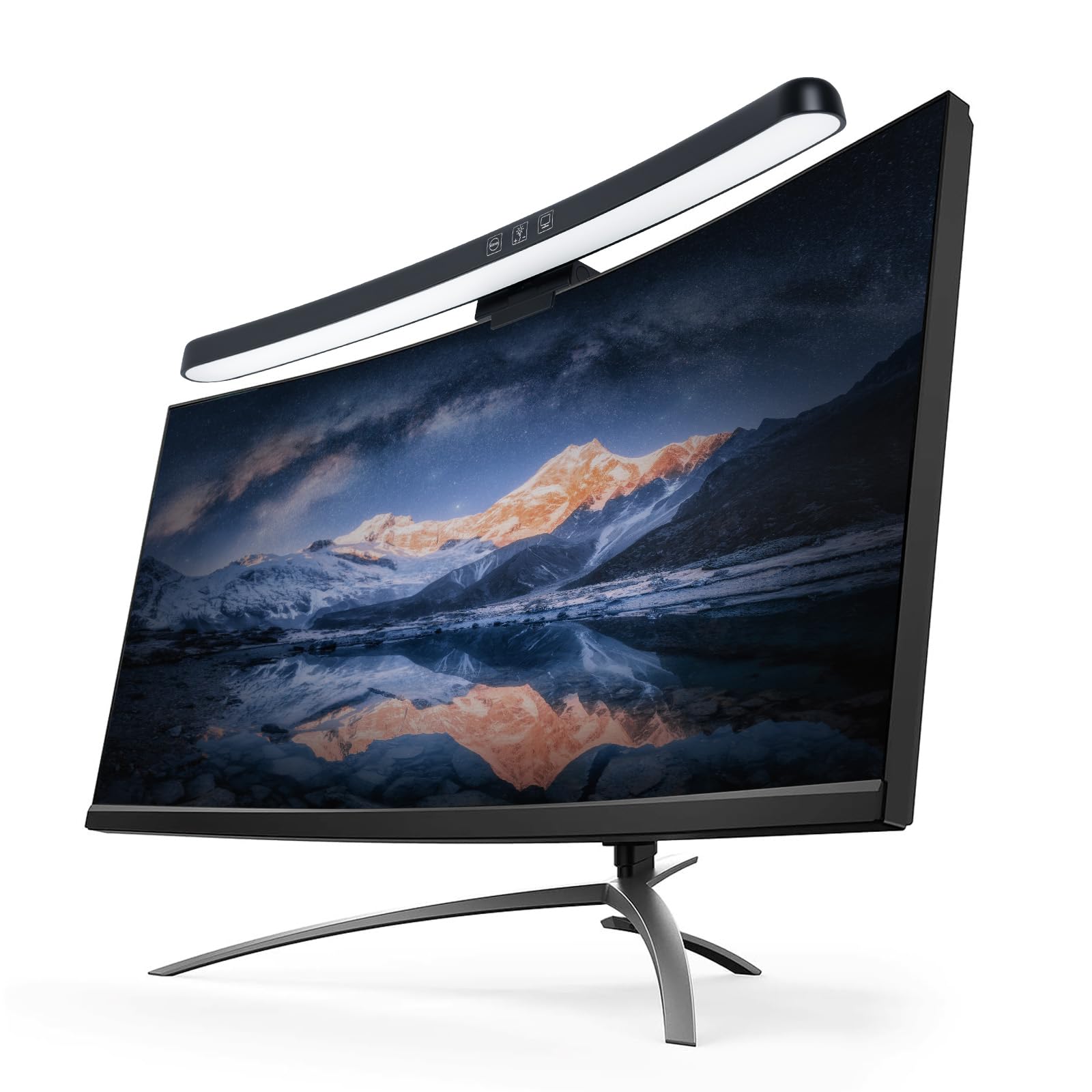ELUTENG Lampe Moniteur Incurvée 40 cm, Barre Lumineuse PC