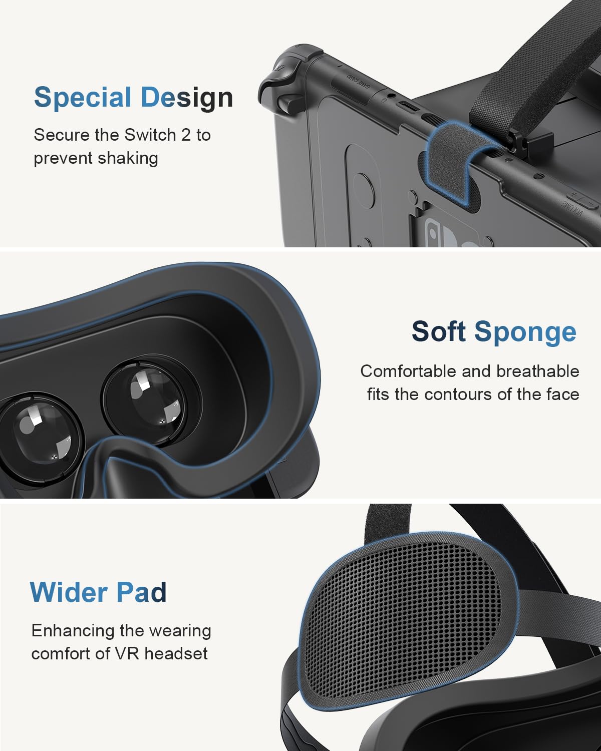 VR Headset for Nintendo Switch 2 (2025), Switch 2 Virtual Reality