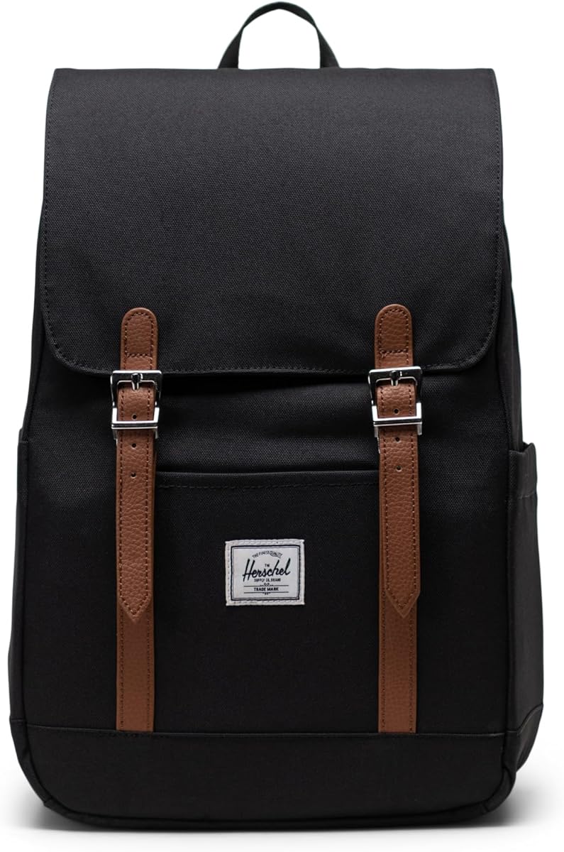 Mochila de retiro, negra, pequeña - 17 L