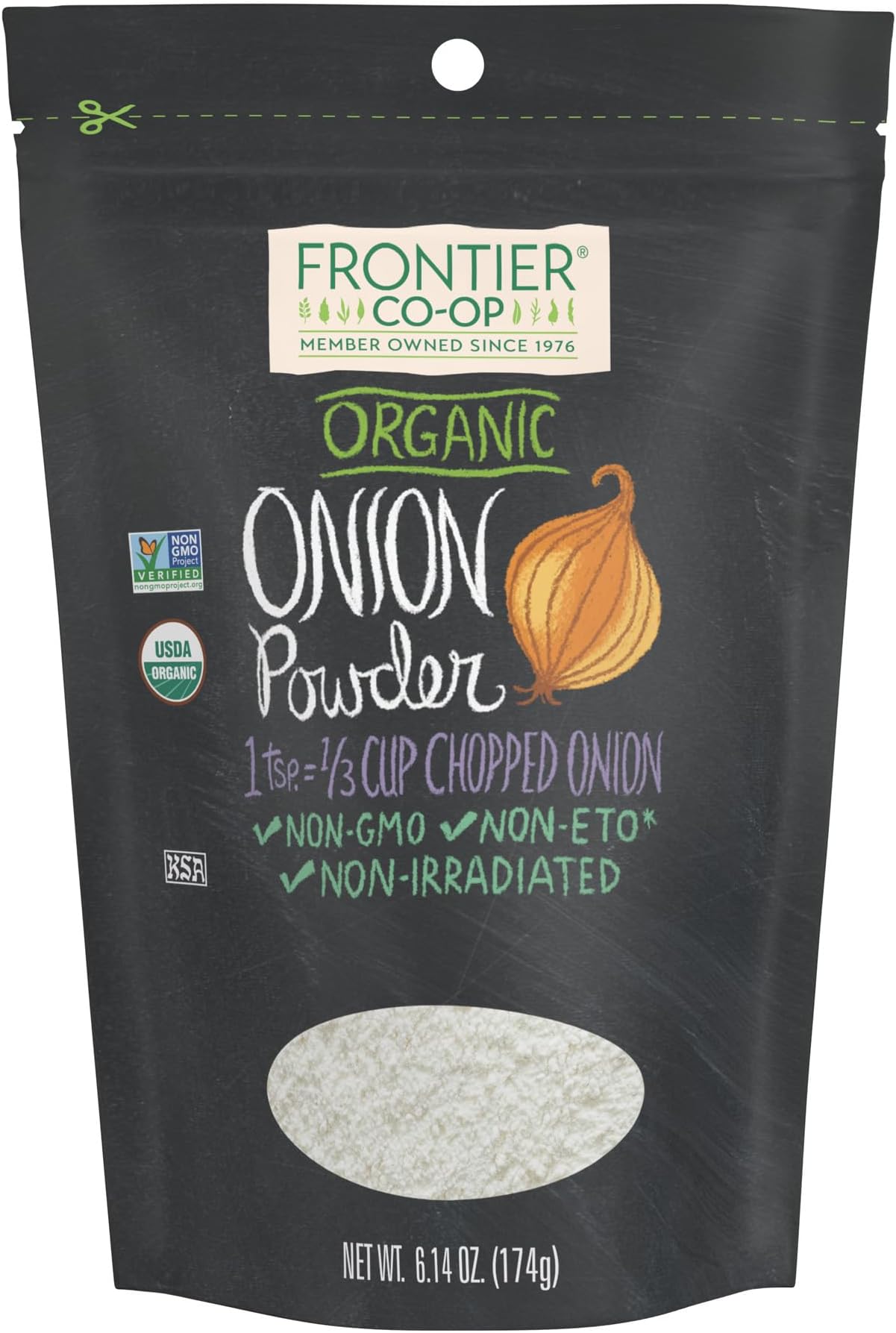 Frontier Co-op Organic White Onion Powder 6.14oz