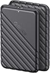 ORICO 2.5 inch USB C Hard Drive Enclosure USB 3.1 Gen 1 to SATA III External Hard Drive Case for SSD HDD 9.5 7mm Tool-Free with UASP, Black (25PW1-C3)