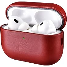جراب AirPods Pro 3، جراب جلدي أصلي تم إصداره في سبتمبر 2025، مقاوم للصدمات، مانع للسقوط، جراب حماية AirPods Pro 3، منفصل، حماية كاملة، يدعم الشحن اللاسلكي، مصباح LED مرئي