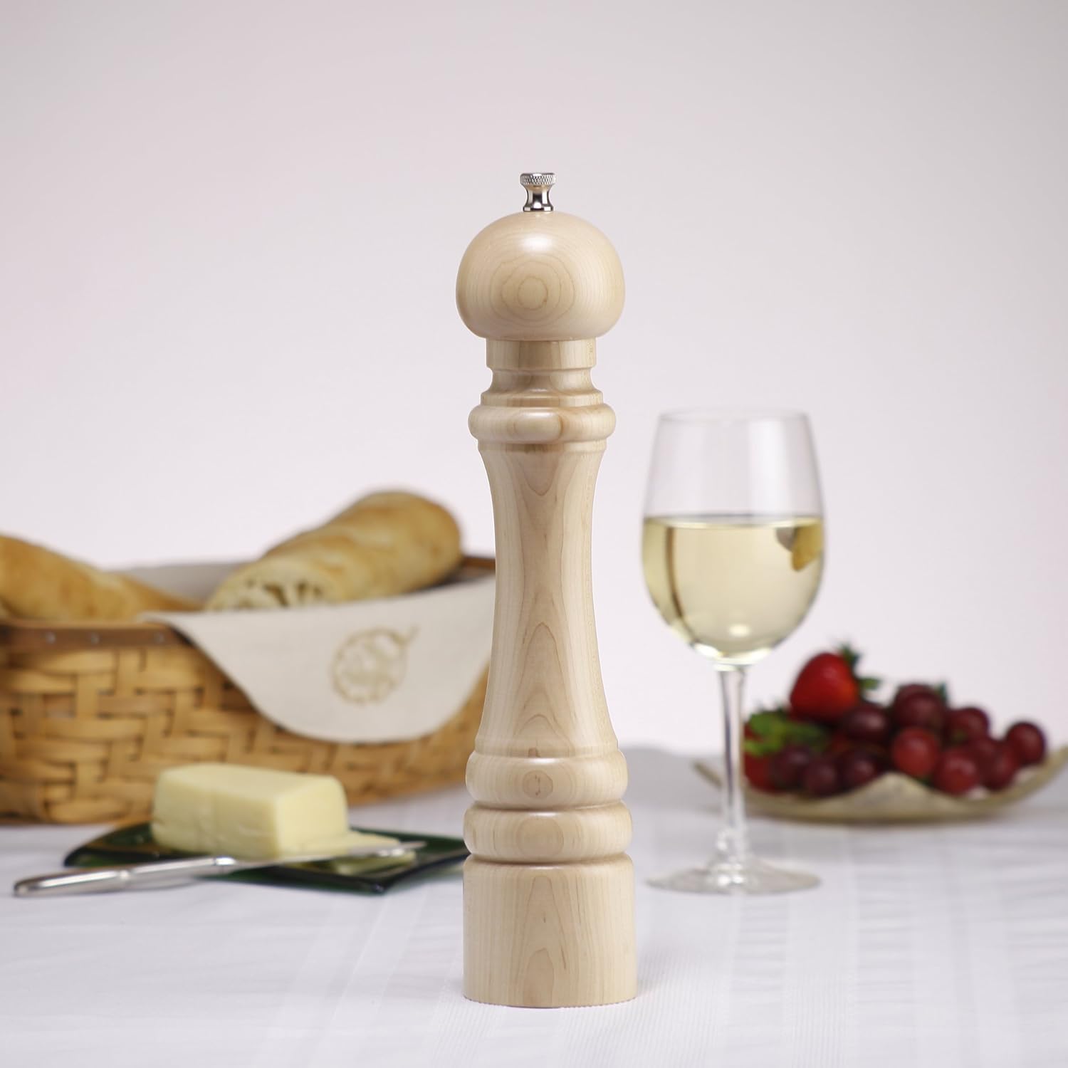 Chef Specialties President Salt Mill, 12", Natural