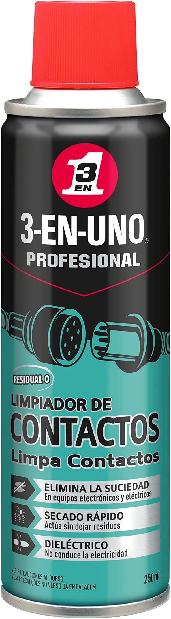 3 in 1- Professional contact cleaner 3 in 1, 250 ml. 34474