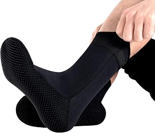 SUJAYU 3MM Neoprene Diving Socks Surf Booties for Men & Women - Thermal Warmth, Non-Slip Grip, Foot Protection