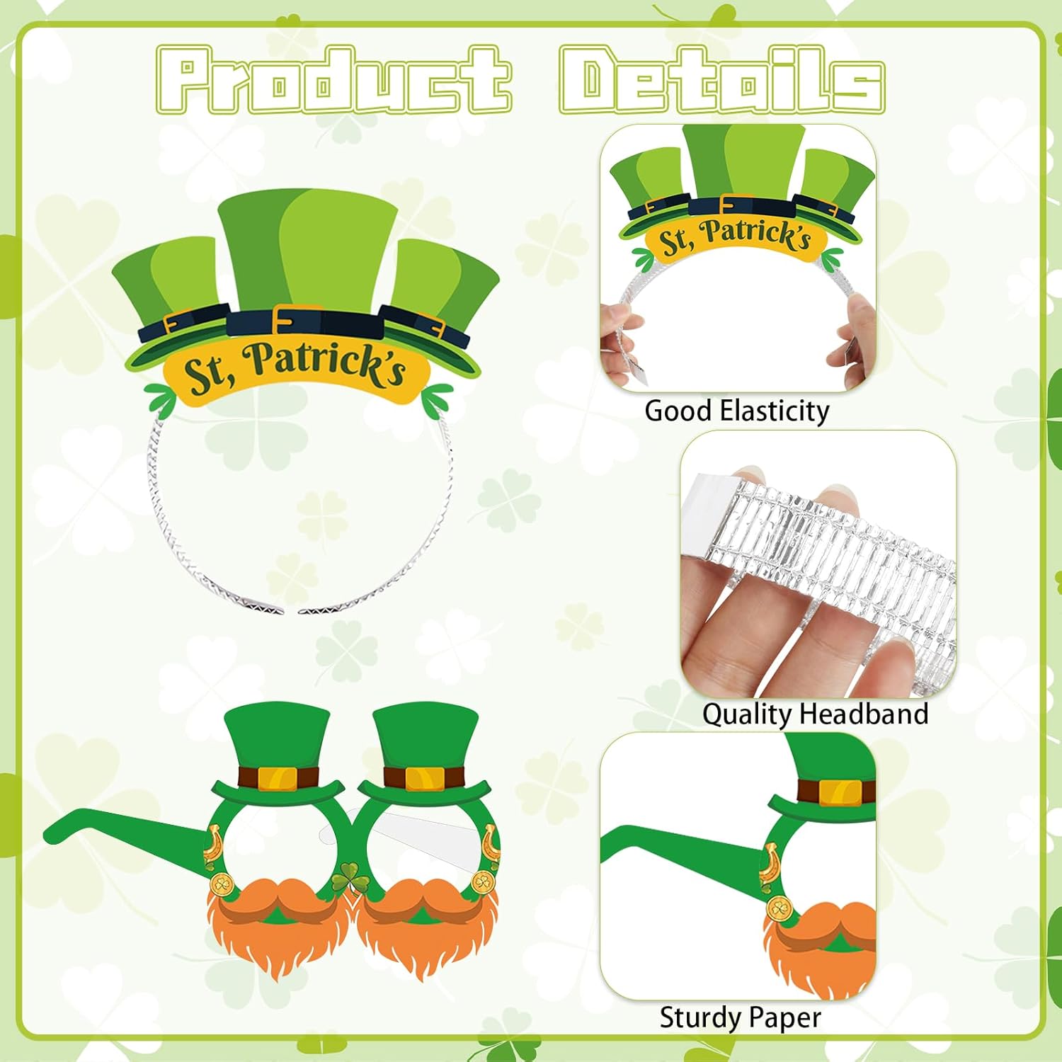 Openfly 12PCS New Years Party Supplies 2026 Includes New Year Headbands and Eyeglasses for New Years Eve Party Favor - Image 5