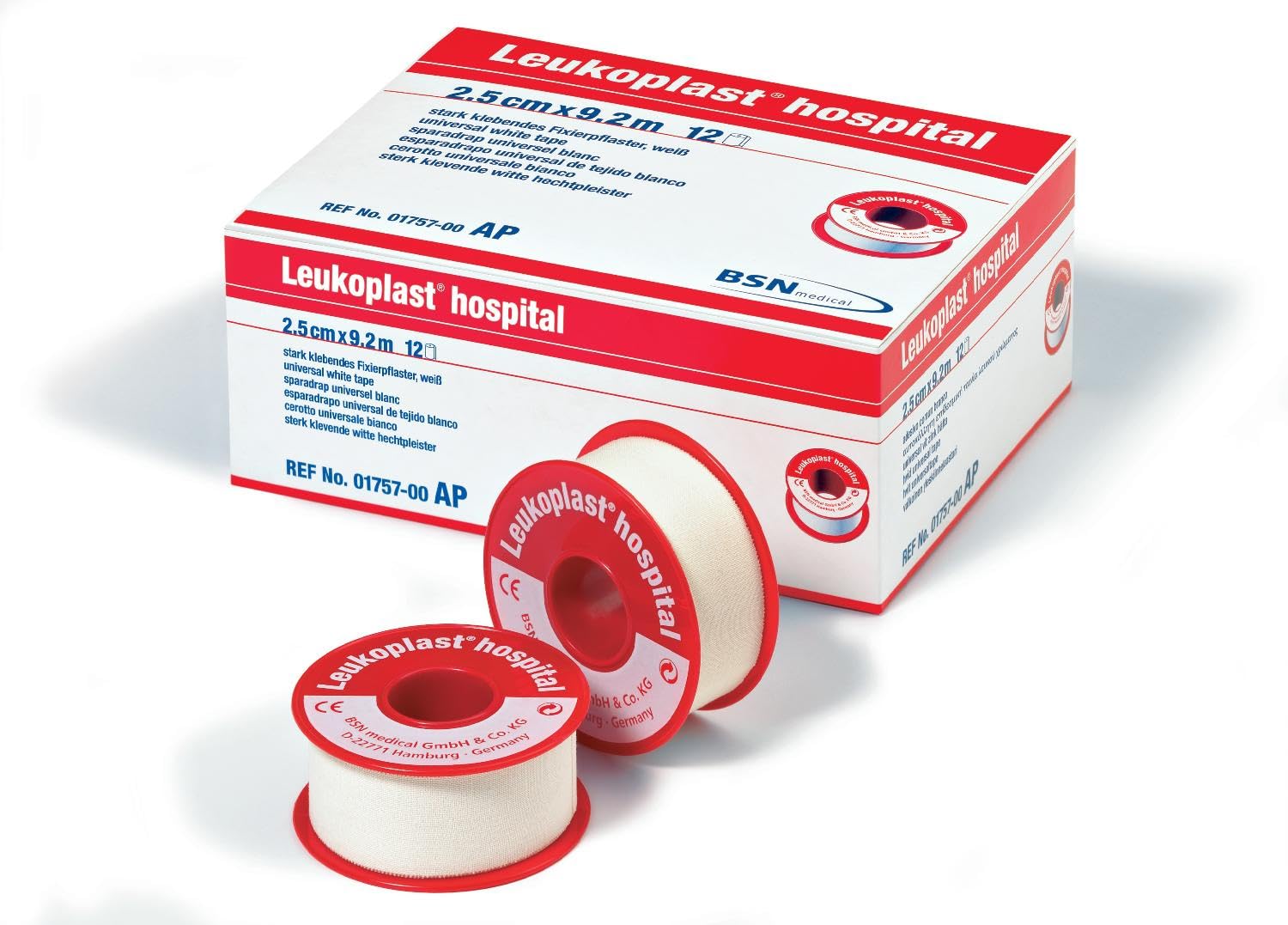 BSN medical Leukoplast S Pflaster gewebt, die Zirkonia Zink-Klebebänder 9,2 cm x 2,5 cm