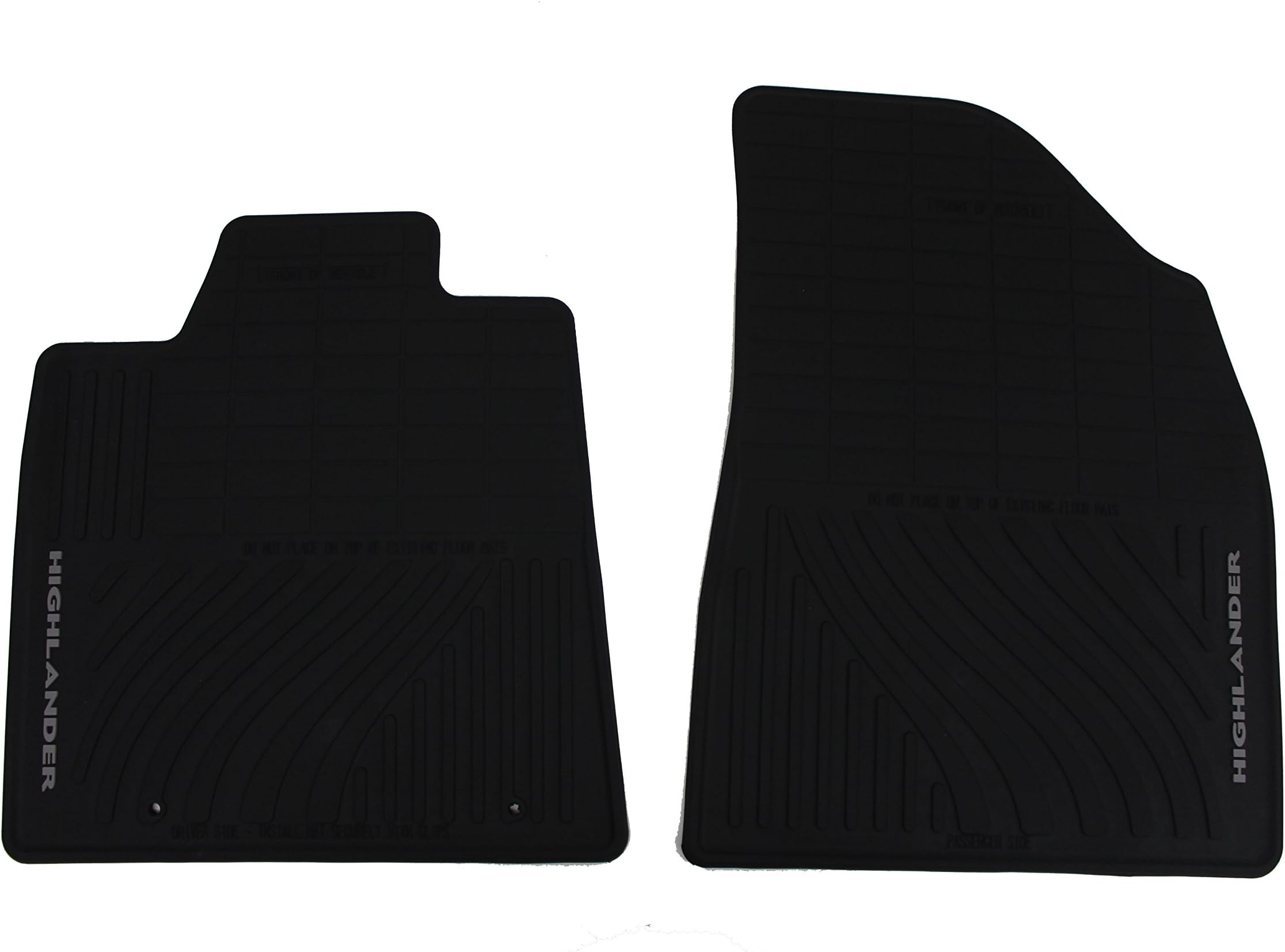 Amazon.com: Toyota 2024 Grand Highlander All Weather Rubber Floor Mats ...