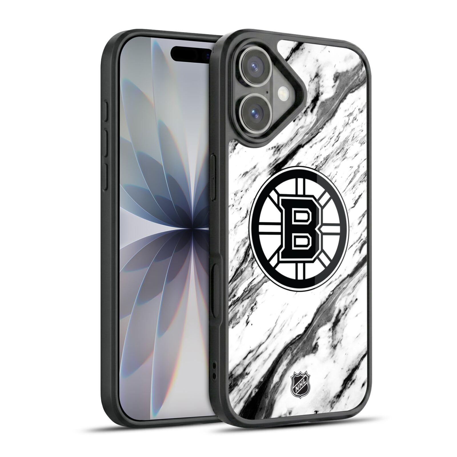 Coque Boston Bruins iPhone 17 marbre premium gel antichoc NHL - 8